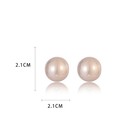 Women s Minimalist Gap Imitation Pearl Stud Earrings Fashion Commuter Jewelry