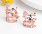 Custom Multiple Name Ring 1-4 Names Adjustable Resizable Stainless Steel Jewelry