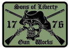 Sons Of Liberty Gun Works Die Cut Sticker 7 7  X 5 6  Camo 1776 Or 4 5  X 3 2 