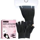 Uv Protection Nail Lamp Gloves - Block 99  Uv Rays  2-pack For Manicure Safety