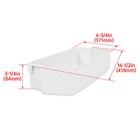 Refrigerator Door Bin   White   Compatible With Whirlpool kenmore 2187172