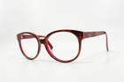 Louis Belgium Glowlight 1010 Eyeglasses Frames Womens Red 55-17-140  15678