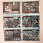 Demolition Man  skybox 1993  Complete Foil Chase Card Set  f1-f4  W  Promo S1 S2