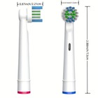 4 12 20 Replacement Brush Heads For Oral-b Braun Electric Toothbrush Professiona