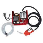 110v Electric Fuel Transfer Pump 550w-60l min W nozzle Meter Fit Oil Fuel Diesel
