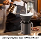 Tuffen Pour Over Coffee Maker  Portable Pour Over Coffee Set  Collapsible Filter