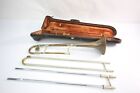 H n  White King Liberty 2b Trombone Excellent 1947 Vintage Tenor W original Case