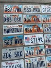 Utah And California License Plate Lot  Roadkill Condition   40 Total Plates