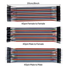 120pcs Multicolored Dupont Wire 40pin M f  40pin M m 40pin F f Breadboard Jumper