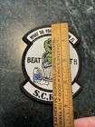 Usaf Air Force Patch Rare Vtg Velkro 3 5    Morale S c r a m  Weapons Space