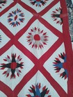 19th Century Mariners Compass Antique Quilt Spectacular