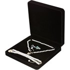 Large Jewelry Set Gift Box Velvet Display Case Pendant Necklace Earrings Ring Us