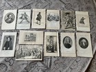 Lot Of 12 18th Century Engravings etchings Of British Actors comedians Cibber 