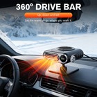 2000w Lcd Heater Portable Heating   Fan Defroster Demister For Car Truck Dc 12v