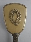 Vintage Hair Brush Floral Design Vanity Hollywood Regency Style