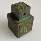 Chinese Bronze Collect Six-sided Seal Wenchang Emperor Taishang Laojun Taoism