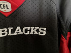 Cfl-licensed Adidas Men s Ottawa Redblacks Short-sleeved Jersey Size M Sewn Logo