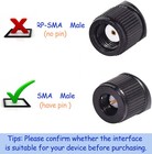 Rp-sma Antenna For Wifi 2 4ghz 5ghz Wireless Router Card Male Pin Lot