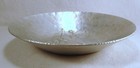Vintage Everlast Metal Hand Forged Hammered Aluminum Floral Bowl 9 1 2  