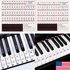 Colorful Piano Keyboard Stickers Decal Notes For 88 61 54 49 37 Keys  Clear Us