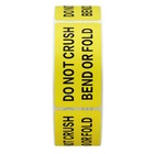 Hybsk 1x2 Inch Do Not Crush Bend Or Fold Warning Shipping 1 Roll  White