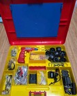 90 s Meccano Erector Set Carrying Case With Parts And Booklets Clean See Photos