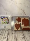 Rubber Stamps New Used Vintage Crafters Mixed Pieces Hero Arts Lot Of 7