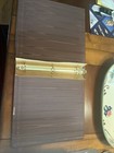 Exposures Tan Leather Photo Album binder With 4x6 Plastic Sleeves Nib