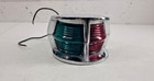 Vintage Marine Boat Navigation Light Bow Red Green Chrome