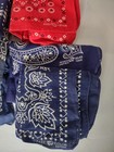 Lot Of 6 Vtg Bandanas Handkerchiefs Fast Color Tower Elephant Cotton Usa