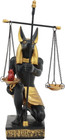 Ebros Classical Egyptian God Of The Afterlife Anubis Holding The Scales Of Just