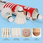 Philonext Goose Feather Badminton Shuttlecocks Birdies 12 Pack Hight Speed Tr   