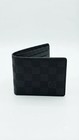 Louis Vuitton Damier Graphite Multiple Wallet Black Leather Bifold Men Auth