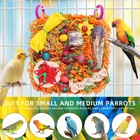 Bird Toys For Small   Medium Parrots  Natural Foraging   Shredding Cage Hangi   