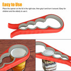 Jar Bottle Opener Set     4-in-1 Grip Tool For Seniors  Arthritis  Easy Open