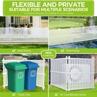 Weeding 36w X 45h Outdoor Privacy Screen Vinyl Air Conditioner Fence Metal