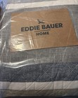 Eddie Bauer - Full queen Quilt Set  Cotton Salmon Ladder Khaki navy gray New