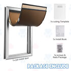 Aluminum Large Pet Dog Door Cat Magnetic Flap Locking Screen Wall Gate Frame Xl
