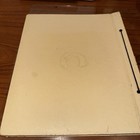 Vtg Large Scrapbook Photo Album 1950 s School Ephemera Unused Blank 14 