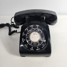 Vintage Western Electric Black Rotary Desk Phone Model 500   Works Great