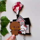 Cute Panda Bubu   Dudu Wall Key Holder     Acrylic Keychain Hanger New