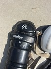 Rawlings Umpire Chest Protector Leg Guards Set Large Black Baseball Ulg