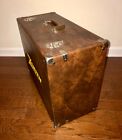 1950s Vintage Zenith Tv Radio Amp Vacuum Tubes Advertising Case Suitcase Box