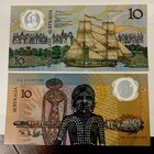 Australia 1988  10 Commemorative In Folder Polymer Unc 2 Banknotes