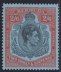 Bermuda Stamps Nov 1951 2 6  Reference Issue 10  Mh P13 2x13 Sg117c  Cv   12