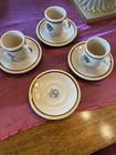 Vtg 1939 San Francisco Worlds Fair    columbia Coffee    Demitasse 4 Cups   Saucers