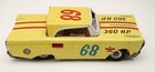 2 Vintage Japan Friction Stock Race Cars 27 Blue Speed King Champion Yellow  68 