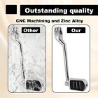 Chrome Shifter Lever Pedals Heel Toe Shift Peg For Harley Electra Glide Softail