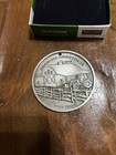 John Deere 2015 Pewter Ornament Seasons Greetings Original Agriculture