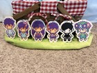 Omori Game Plush Set Of 6  pixel Tags   Themed Basket Included  Great Condition 